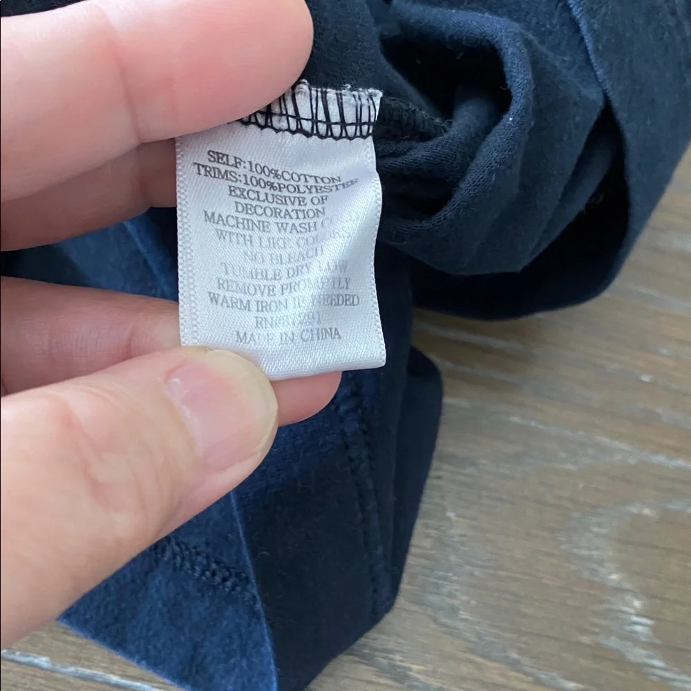 Johnny Was Black Top with Multicolor Embroidery - Picture 6 of 6